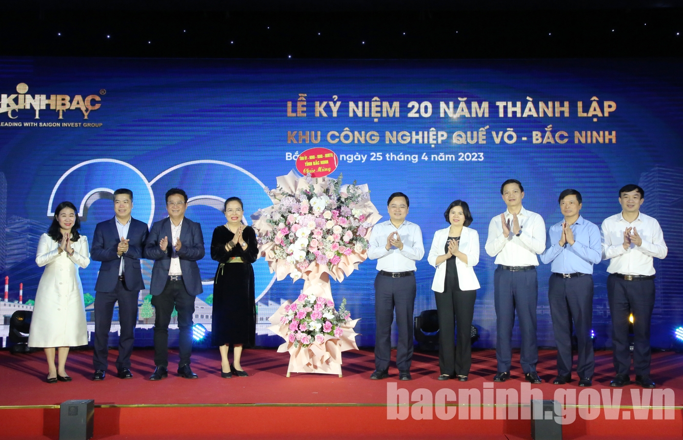 KBC CELEBRATED THE 20TH ANNIVERSARY OF THE ESTABLISHMENT QUE VO INDUSTRIAL PARK